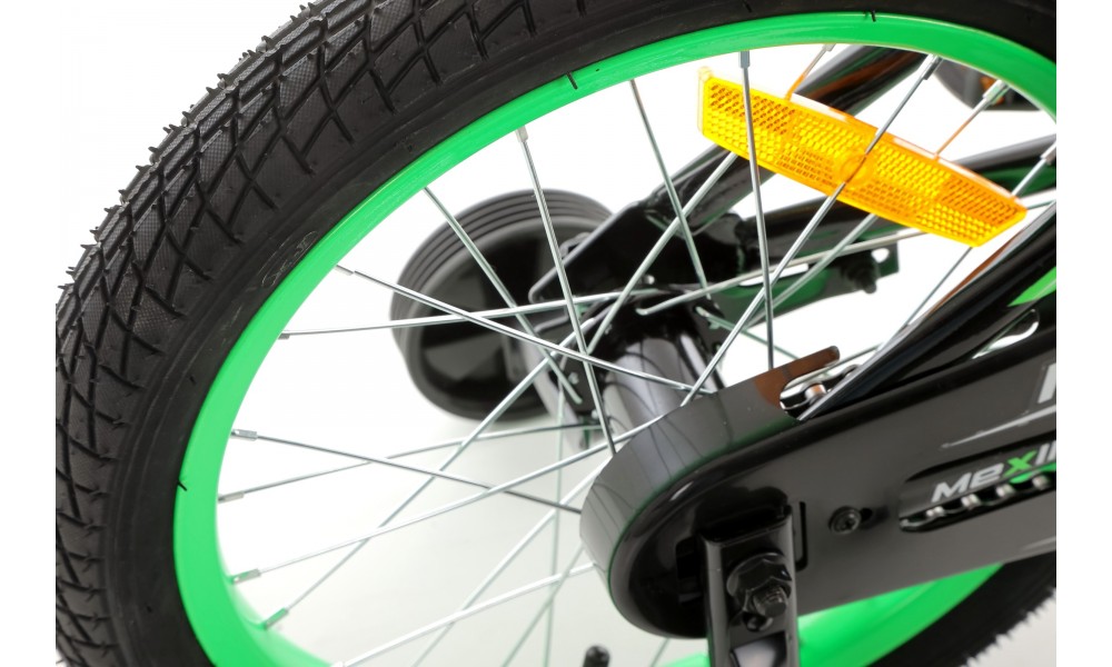 Rower dziecięcy Mexller Bmx 16 026 - czarno-zielony