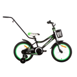 Rower dziecięcy Mexller Bmx 16 026 - czarno-zielony 1