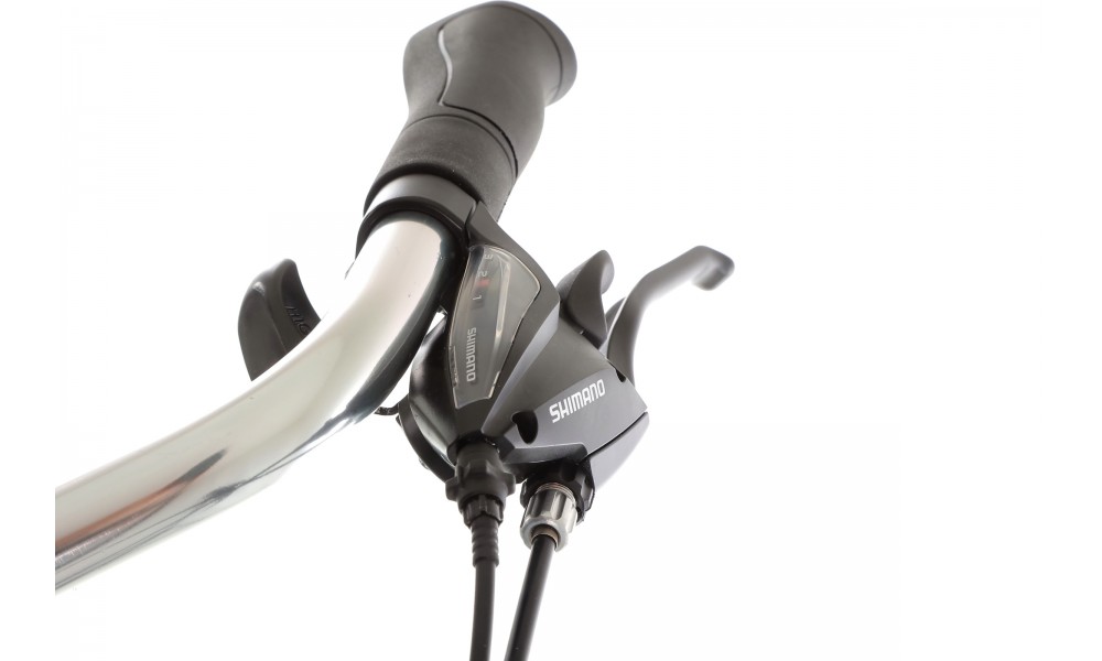 Rower trekkingowy Storm Marathon 2.0 Lady - srebrny-turkusowy