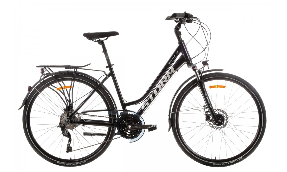 Rower trekkingowy Storm Marathon 10.0 Lady LTD - granatowy