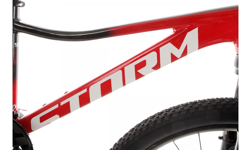 Rower górski Storm Racer 26 2.0 2HD - czerwono-czarny