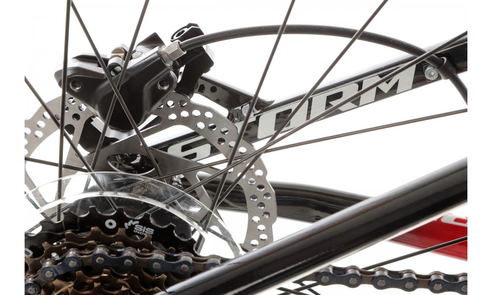 Rower górski Storm Racer 26 2.0 2HD - czerwono-czarny