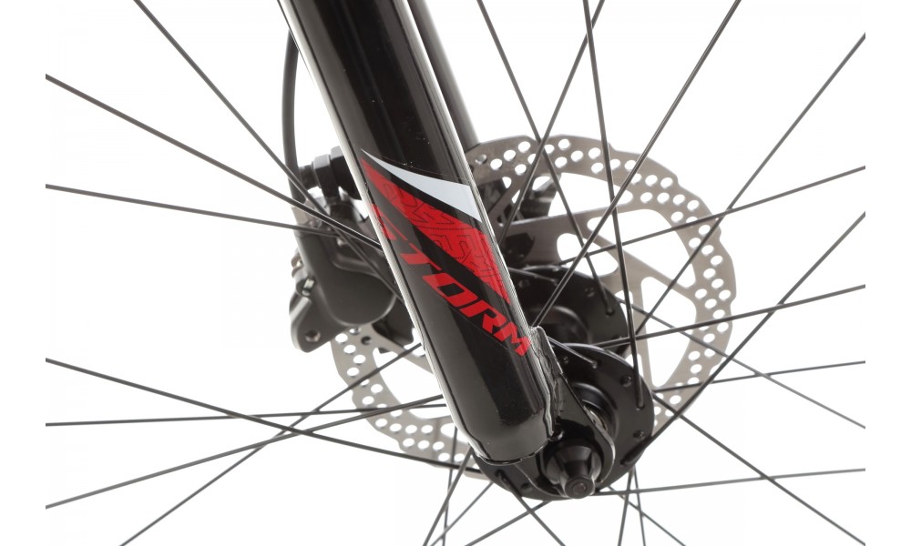 Rower górski Storm Racer 26 2.0 2HD - czerwono-czarny