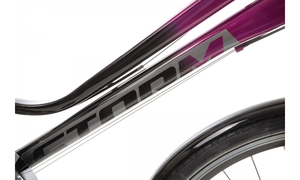 Rower trekkingowy Storm Marathon 6.0 Lady LTD - fioletowo-czarny