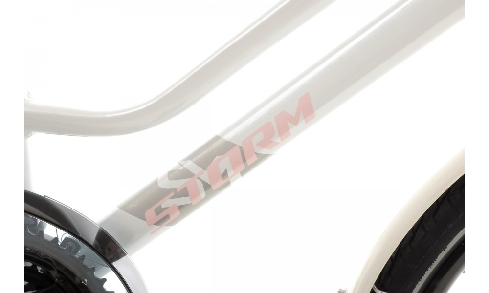 Rower trekkingowy Storm Marathon 7.0 Lady - perłowy