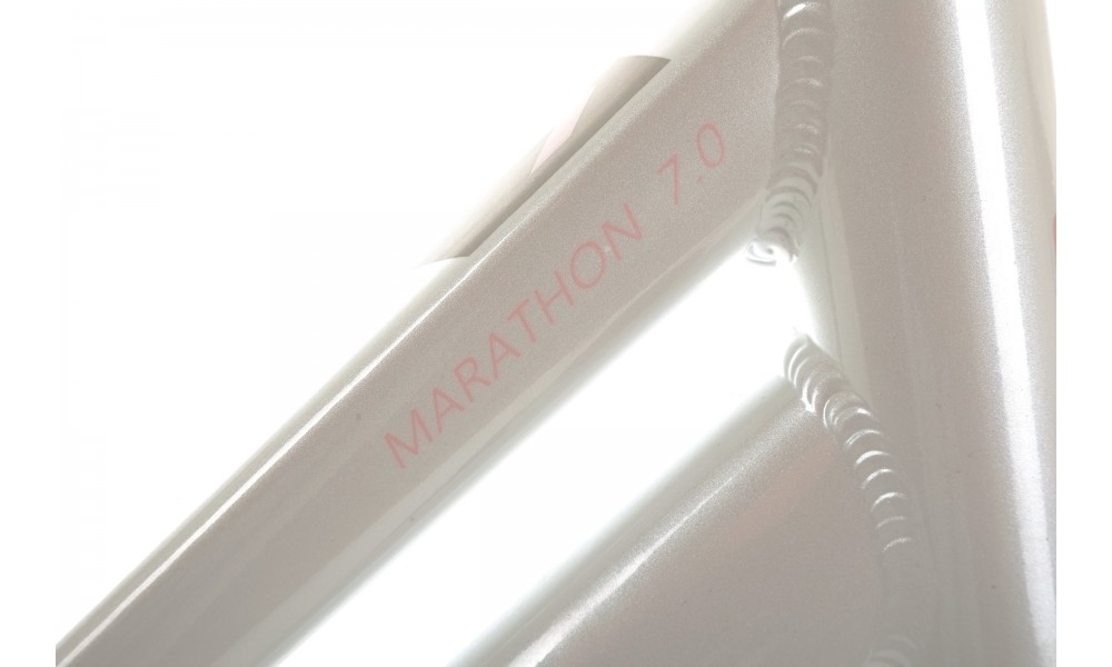 Rower trekkingowy Storm Marathon 7.0 Lady - perłowy