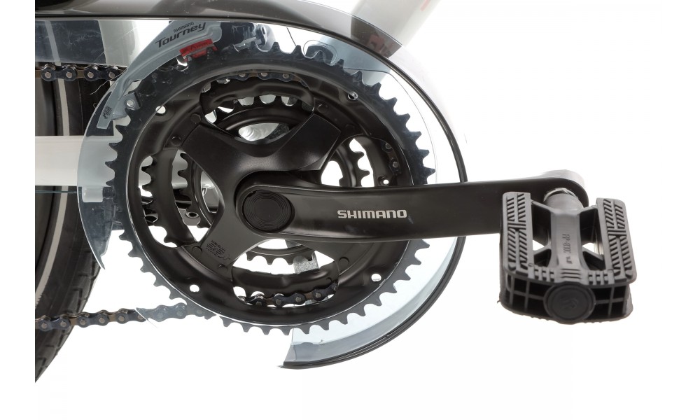 Rower trekkingowy Storm Marathon 7.0 Lady - perłowy