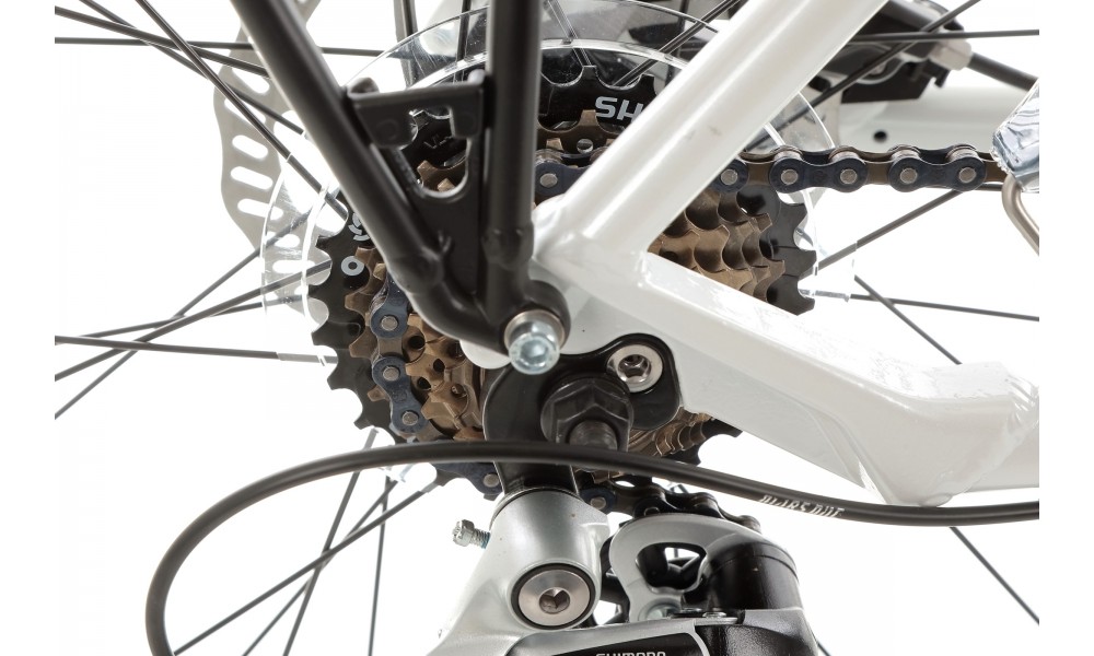 Rower trekkingowy Storm Marathon 7.0 Lady - perłowy