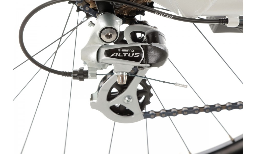 Rower trekkingowy Storm Marathon 7.0 Lady - perłowy