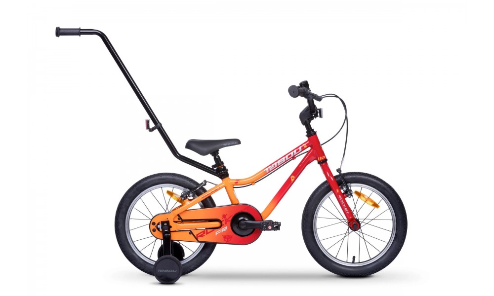 Rower dziecięcy Tabou Rocket FR 18 026 - czerwono-żółty