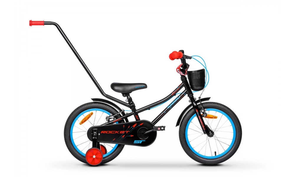 Rower dziecięcy Tabou Rocket ST 14 026 - czarno-czerwony
