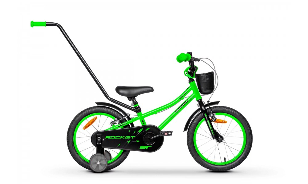 Rower dziecięcy Tabou Rocket ST 18 026 - zielono-szary