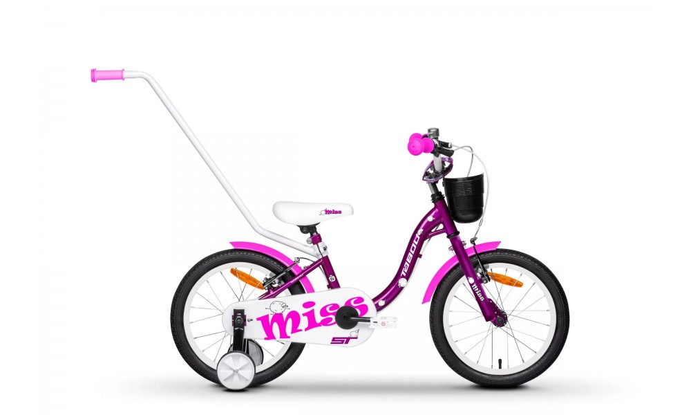 Rower dziecięcy Tabou Miss ST 14 026 - fioletowo-biały