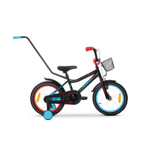 Rower dziecięcy Tabou Rocket CS Alu 16 026 - czarno-niebieski 1