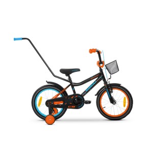 Rower dziecięcy Tabou Rocket CS Alu 18 026 - czarno-pomarańczowy 1