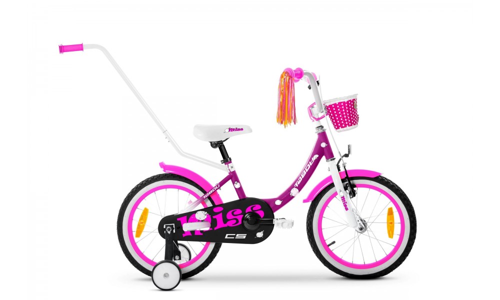Rower dziecięcy Tabou Miss CS Alu 12 026 - fioletowo-biały