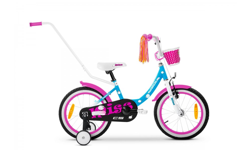 Rower dziecięcy Tabou Miss CS Alu 12 026 - niebiesko-biały