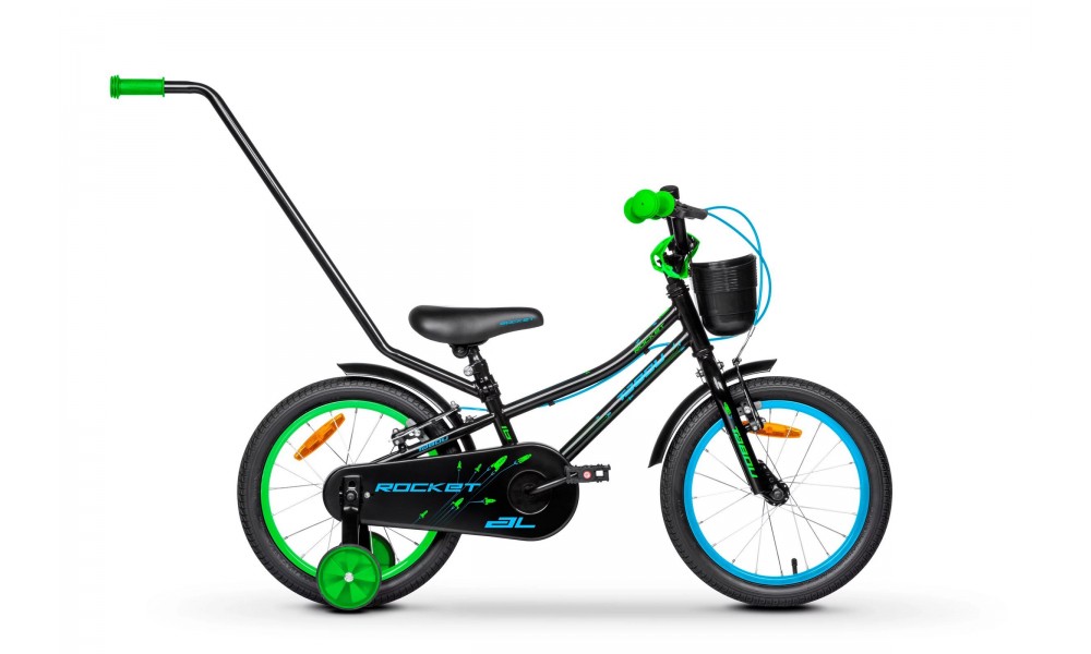 Rower dziecięcy Tabou Rocket AL 18 026 - czarno-niebieski