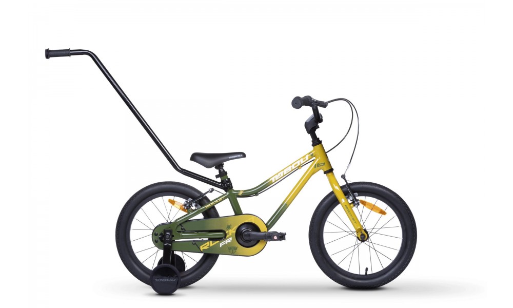 Rower dziecięcy Tabou Rocket FR 18 026 - zielono-złoty