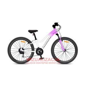 Rower młodzieżowy Tabou Topshe 24 026 - biało-fioletowy 1