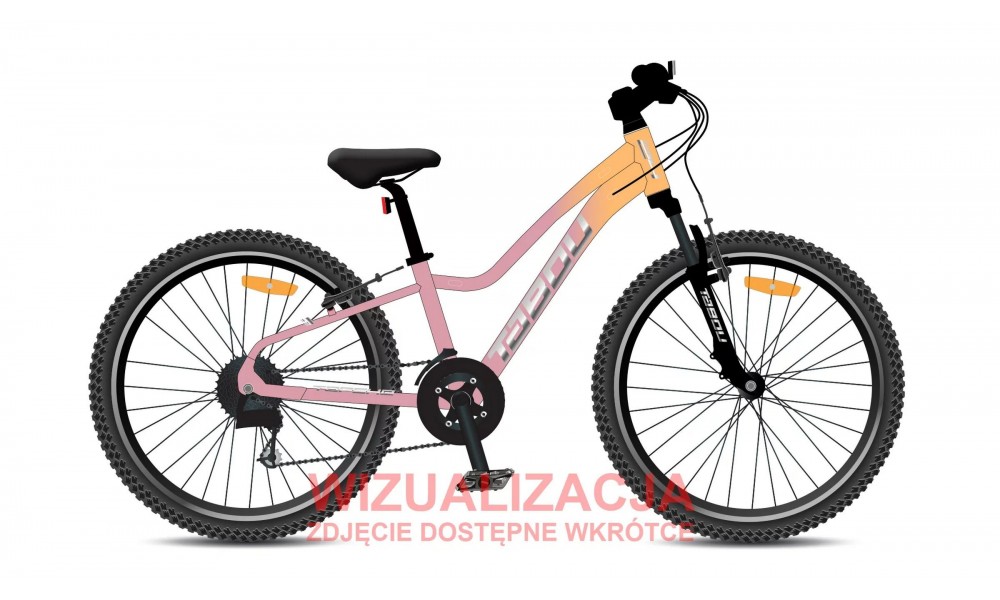 Rower młodzieżowy Tabou Topshe 24 026 - koralowy