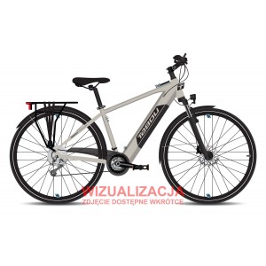 Rower trekkingowy elektryczny Tabou Kinetic UP Eco 1.0 026 - szaro-czarny 1