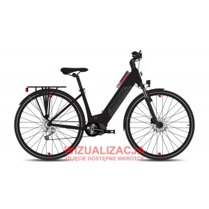 Rower trekkingowy elektryczny Tabou Mono UP 1.0 Plus 26 026 - czarno-czerwony 1