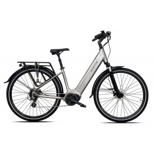 Rower miejski elektryczny Barton E-Smart Flow 026  - tytanowy 1