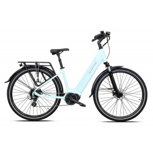 Rower miejski elektryczny Barton E-Smart Flow 026  - błękitny 1