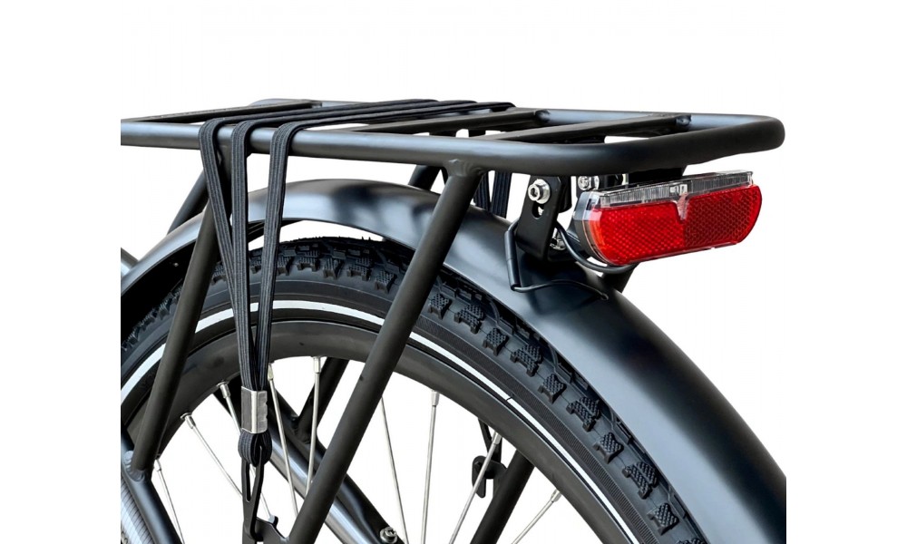 Rower miejski elektryczny Barton E-Smart 2.0 Men 026  - grafitowy