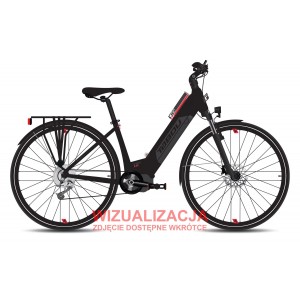 Rower trekkingowy elektryczny Tabou Mono UP 1.0 Plus 28 026 - czarno-czerwony 1