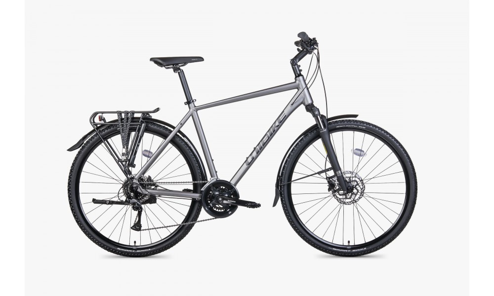 Rower crossowy Unibike Flash EQ Man 026 - grafitowy