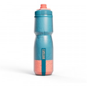 Bidon CamelBak Podium Chill 710ml - niebiesko-pomarańczowy