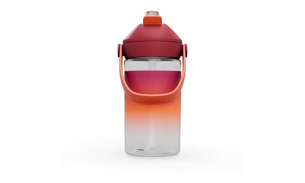 Butelka Tritanowa CAMELBAK Thrive Flip Straw Kids 400ml - biało-pomarańczowy