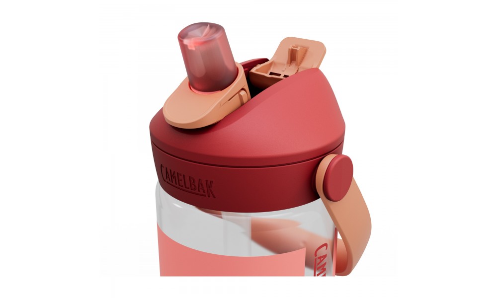 Butelka Tritanowa CAMELBAK Thrive Flip Straw Kids 400ml - biało-brzoskwiniowy