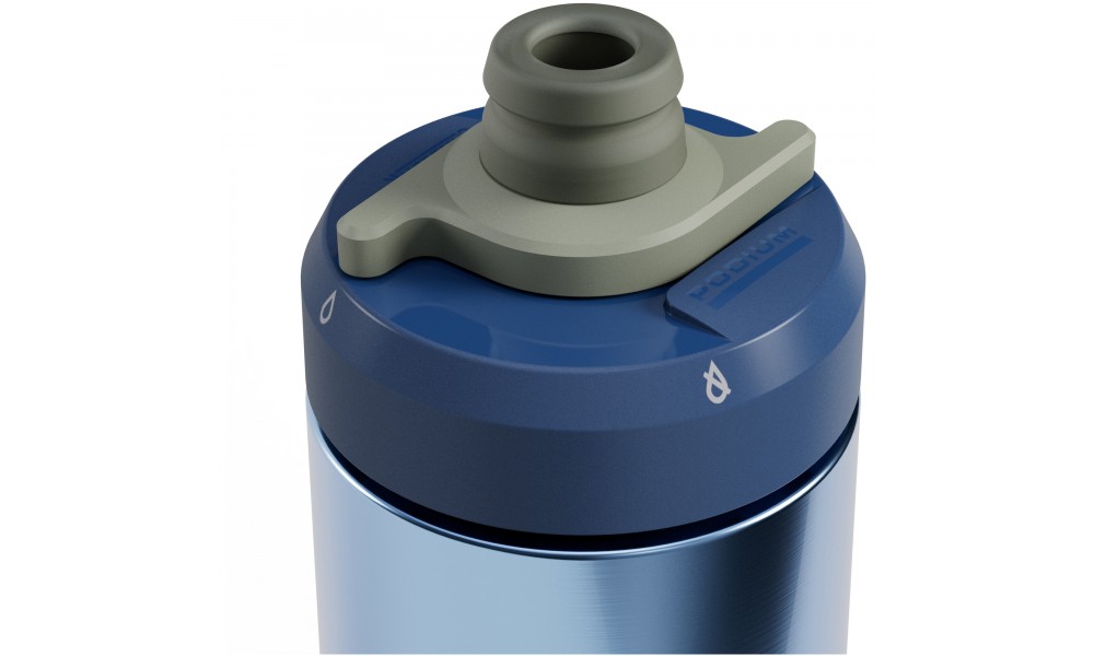 Bidon CamelBak Podium Insulated Steel 650ml - granatowo-srebrny