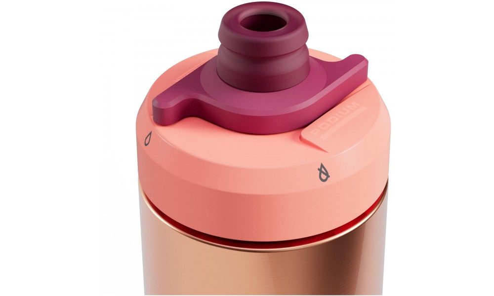 Bidon CamelBak Podium Insulated Steel 650ml - pomarańczowo-różowy