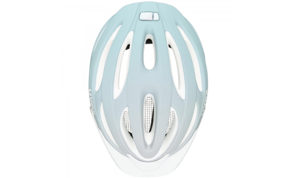 Kask rowerowy Uvex True CC - biało-błękitny