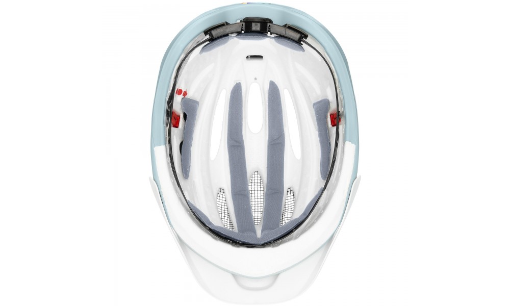 Kask rowerowy Uvex True CC - biało-błękitny