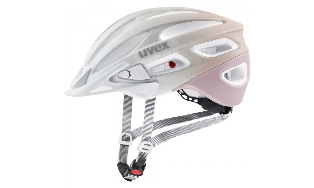 Kask rowerowy Uvex True CC - biało-różowy