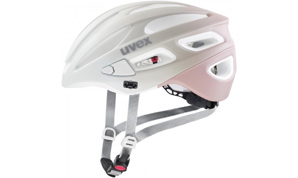 Kask rowerowy Uvex True CC - biało-różowy