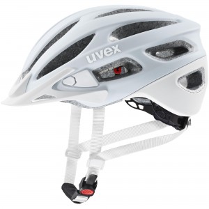 Kask rowerowy Uvex True CC - szaro-biały 1