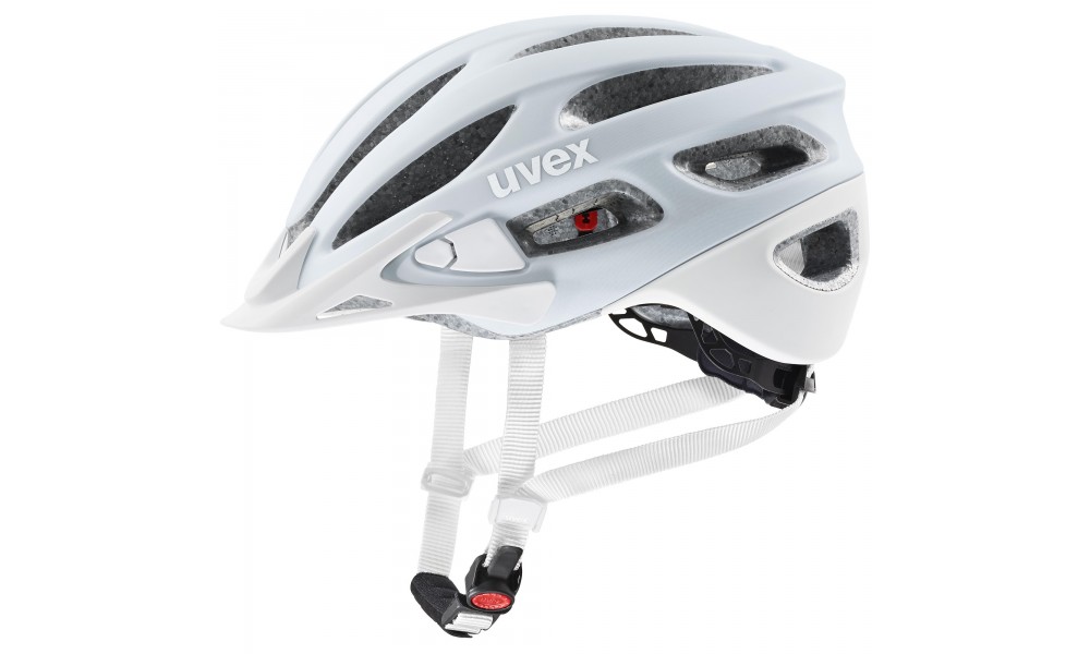 Kask rowerowy Uvex True CC - szaro-biały