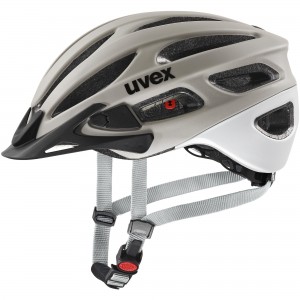 Kask rowerowy Uvex True CC - beżowo-szary 1