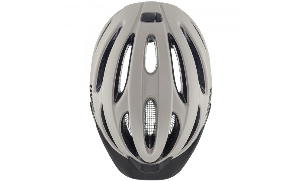 Kask rowerowy Uvex True CC - beżowo-szary