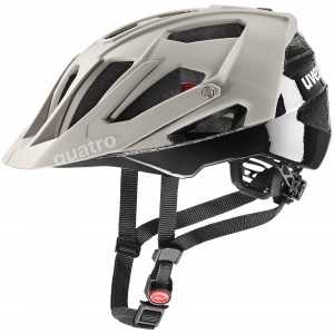 Kask rowerowy Uvex Quatro CC - szaro-czarny 1