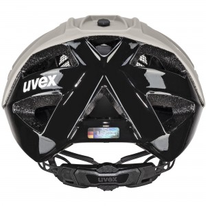 Kask rowerowy Uvex Quatro CC - szaro-czarny 2