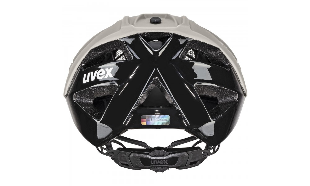 Kask rowerowy Uvex Quatro CC - szaro-czarny