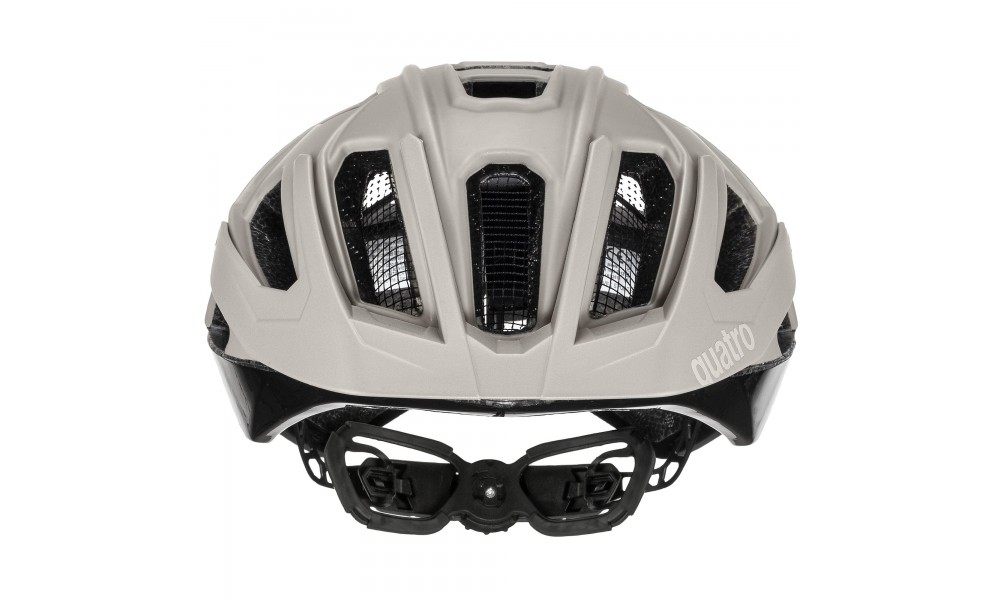 Kask rowerowy Uvex Quatro CC - szaro-czarny