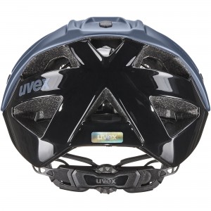 Kask rowerowy Uvex Quatro CC - niebiesko-czarny 2